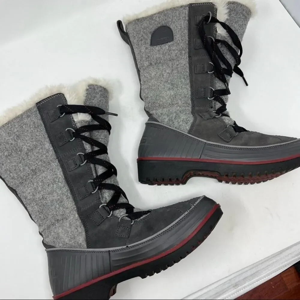 Sorel Tivoli High II Boot Winter Snow gray black